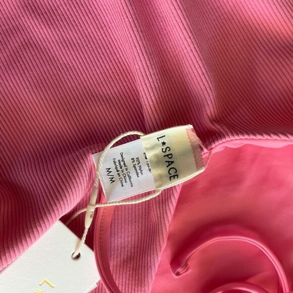 NWT Lspace Bree One Piece Classic in Pink Size Medium - Picture 6 of 15